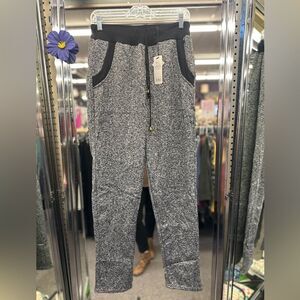 Minerva mens medium grey pants- joggers NEW